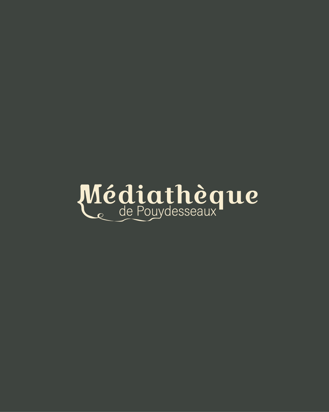Logotype médiathèque de pouydesseaux