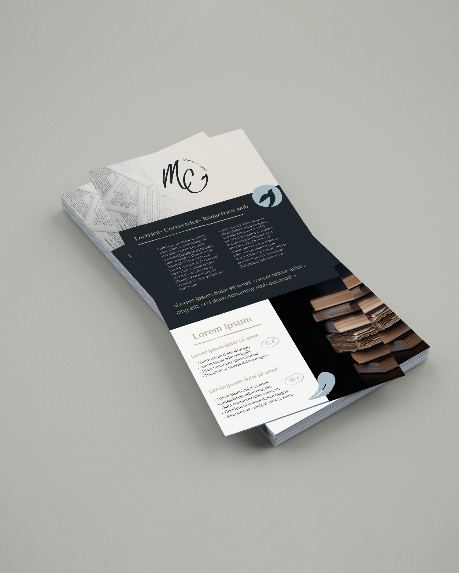 Flyer création graphique communication print