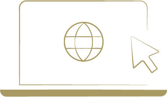 Icone site vitrine jaune